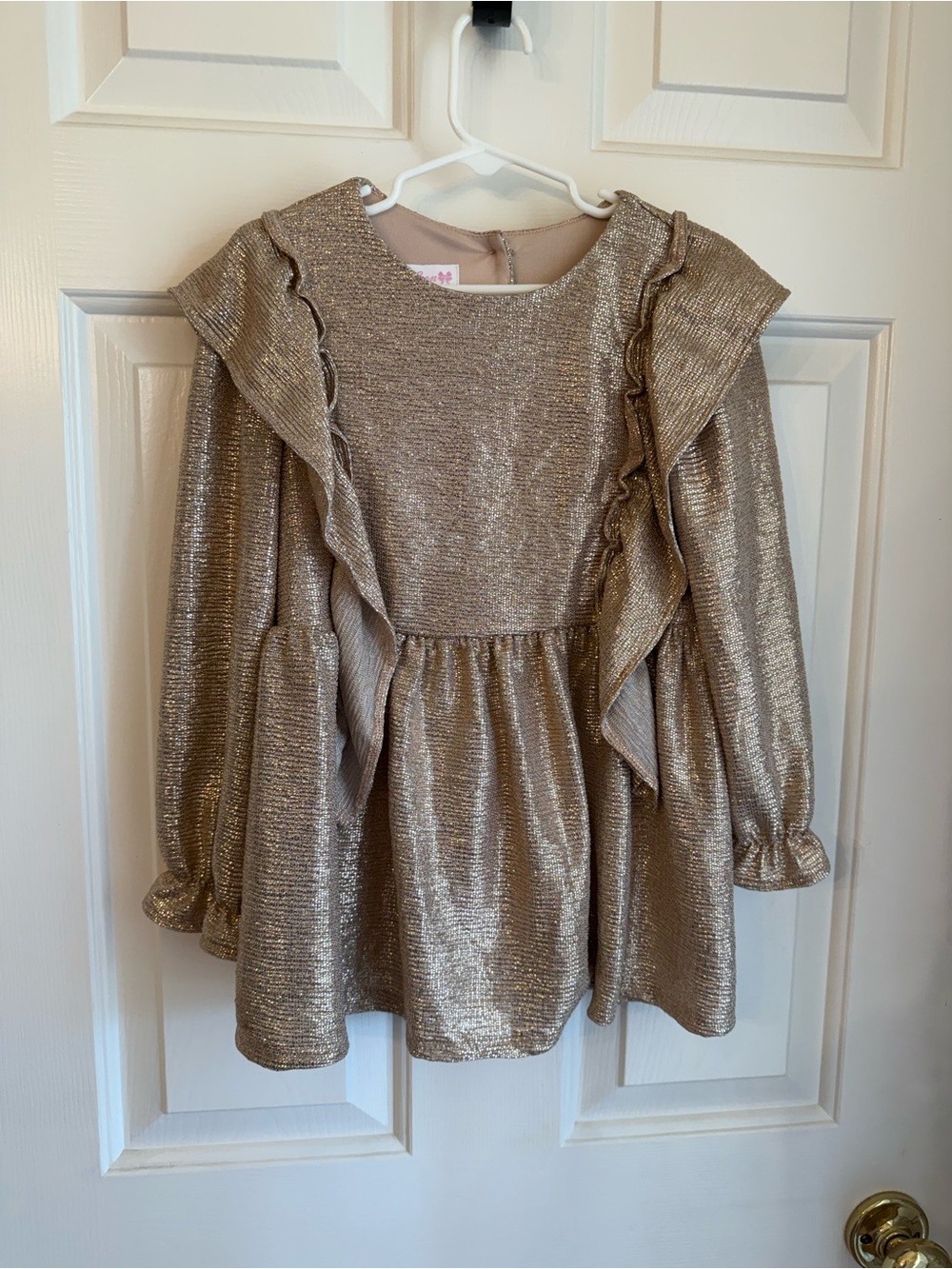 Bonnie Jean Gold Glitter Girls' Bag